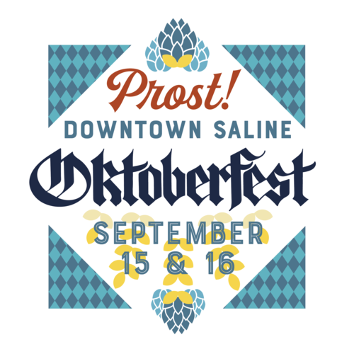Saline Main Street's 18th Annual Oktoberfest 2023 poster