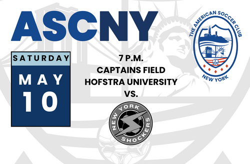 ASCNY versus New York Shockers in NPSL Matchup poster