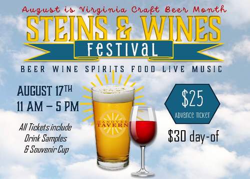 Steins & Wines Festival poster