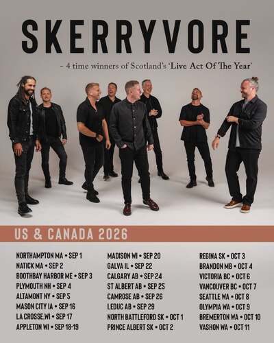 Skerryvore Private Concert and Whiskey Tasting poster