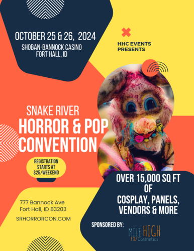 Snake River Horror & Pop Con 2024 Vendors poster