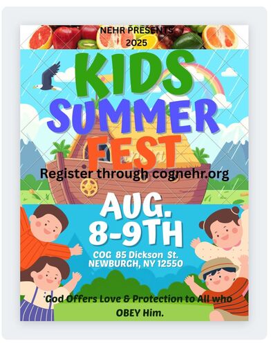KIDSFEST 2025 Church of God Northeast Hispanic Region (Ages/Edades 5-11)  poster