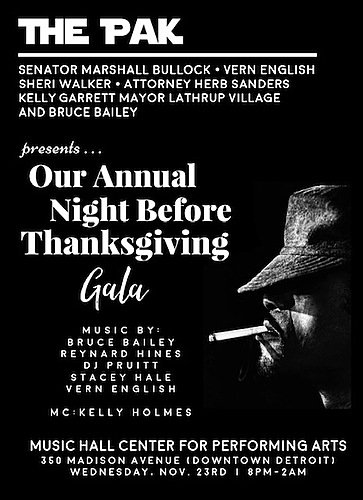 THE PAK PRESENTS: OUR ANNUAL NIGHT B4 THANKSGIVING GALA poster