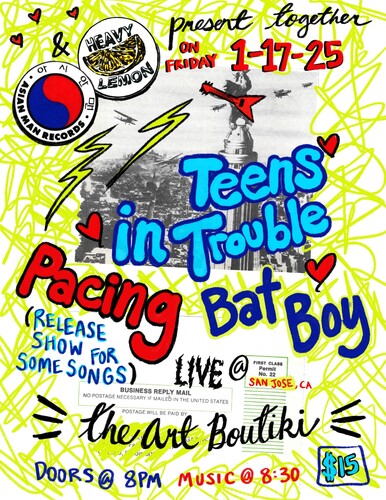 Teens in Trouble, Bat Boy, Pacing (TICKETS AVAILABLE AT THE DOOR!) poster
