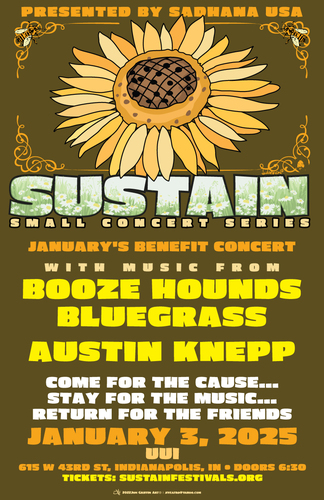 Jan 3rd 2025 - Sustain Concert Series poster