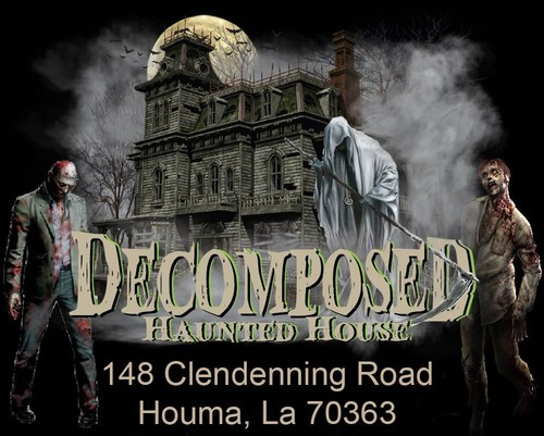 Decomposed Haunted House poster