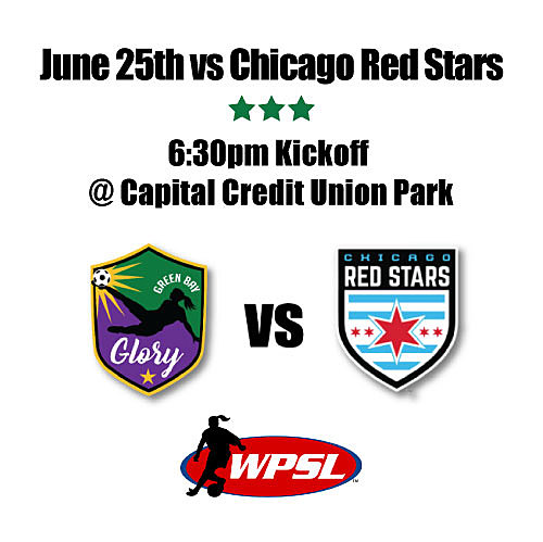 Green Bay Glory vs Chicago Red Stars poster