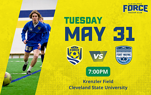Cleveland Force SC vs Fort Wayne FC (5/31) poster