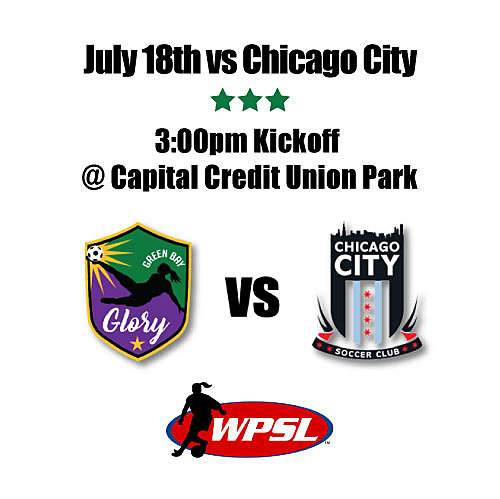 Green Bay Glory vs Chicago City poster