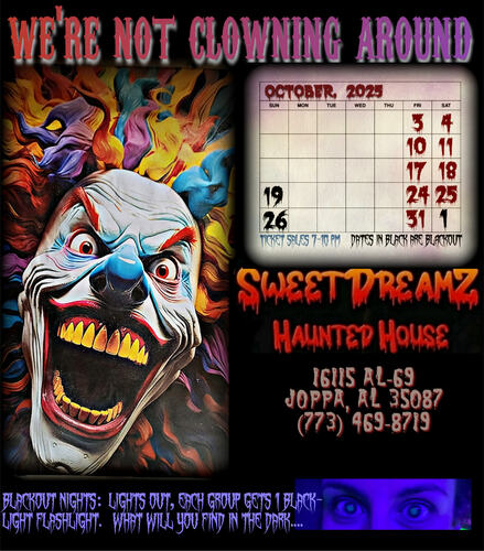 Sweet DreamZ Haunted House poster
