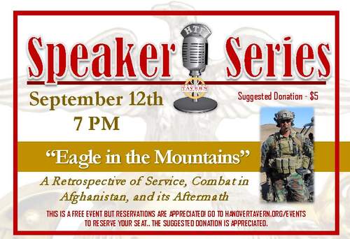 Speaker Series - Eagle in the Mountains poster