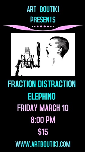 Elephino/Fraction Distraction poster