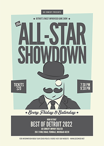 Go Comedy! All-Star Showdown | Improvised Game Show poster