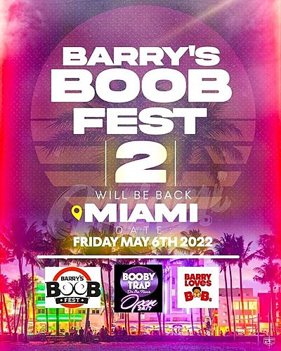 Barry Loves Boobs 2 MIAMI poster