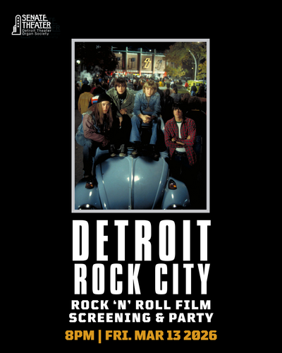 Detroit Rock City: Rock ‘n’ Roll Film Screening & Party poster