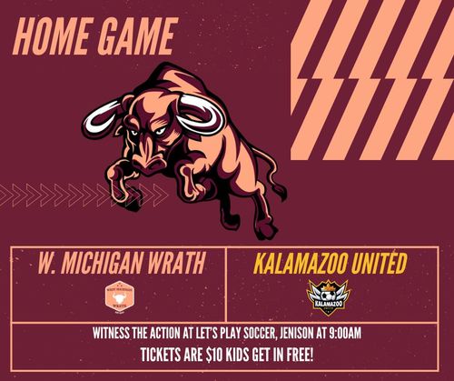 Home Game vs. Kalamazoo United poster