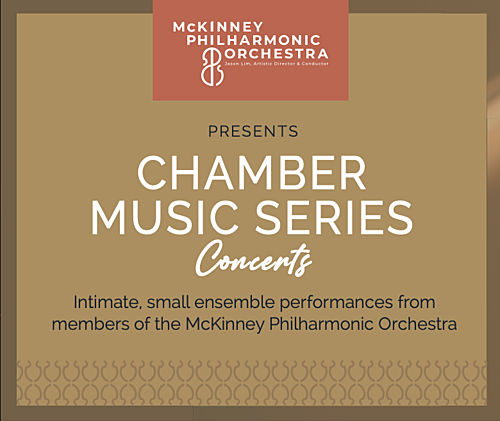 McKinney Philharmonic Orchestra - Chamber Music Series | Fall Concert poster