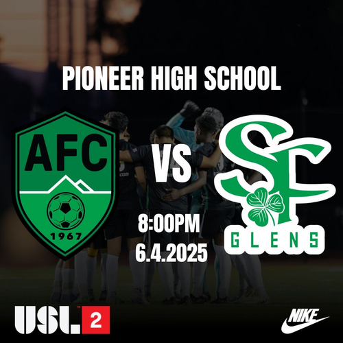 AFC vs SF Glens poster