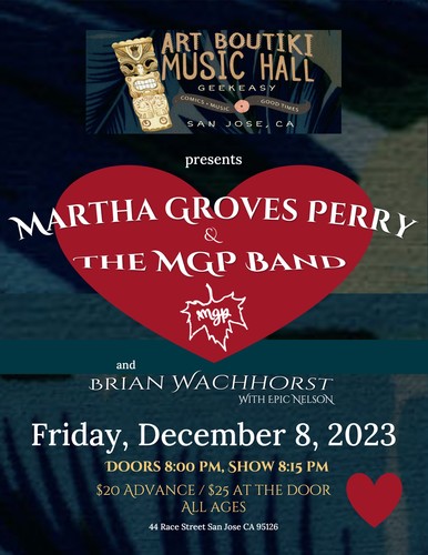 Martha Groves Perry & The MGP Band with Brian Wachhorst poster