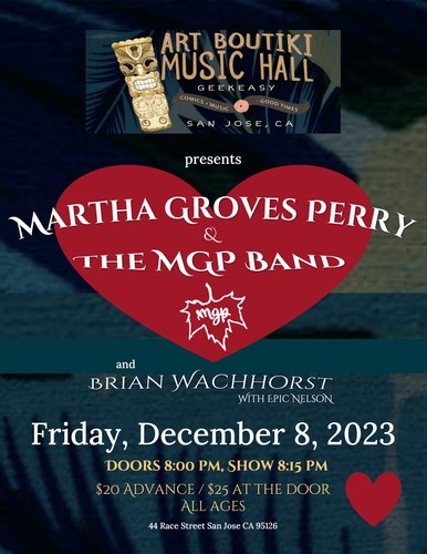 Martha Groves Perry & The MGP Band with Brian Wachhorst poster