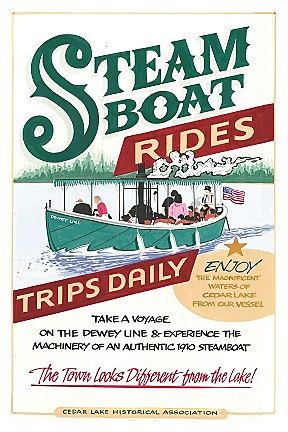 August 17th Steamboat Rides poster