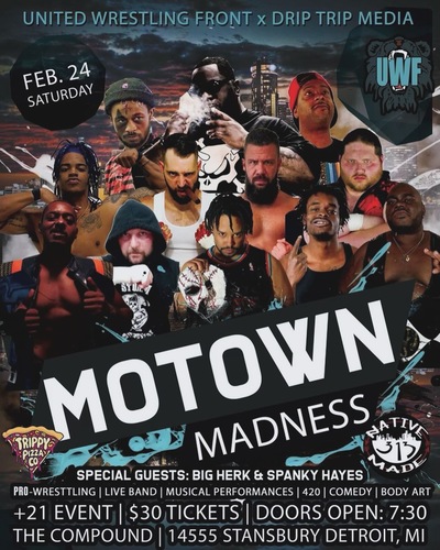 Motown Madness: Epic Wrestling Showcase with Big Herk poster