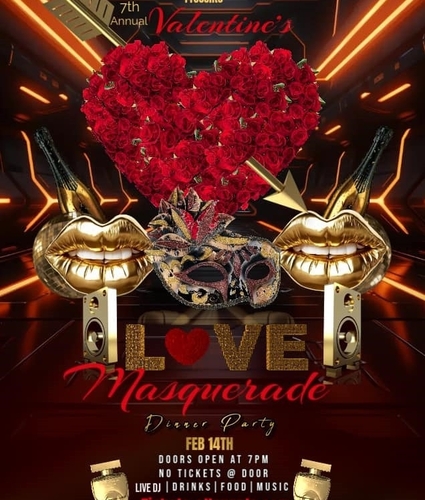 R0MANTIC  MASQUERADE DINNER PARTY  LIVE poster