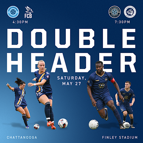 Chattanooga FC Doubleheader poster
