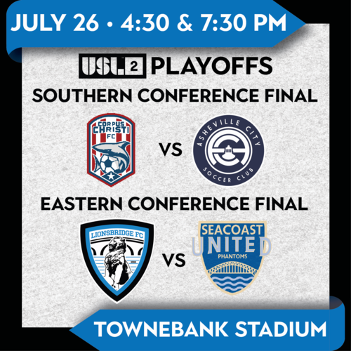 USL League Two Playoffs: Eastern & Southern Conference Finals (July 26, 2024)  poster