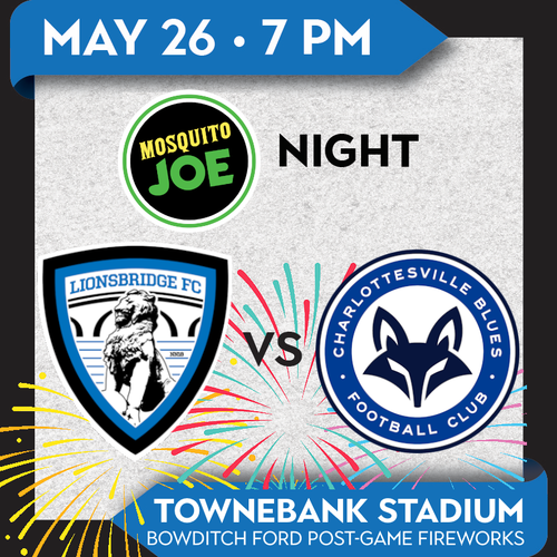 Lionsbridge FC vs Charlottesville Blues FC (May 26, 2024)  poster