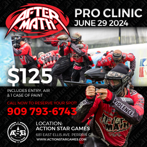 ASG Aftermath Pro Paintball Clinic poster