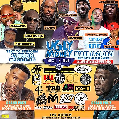 Ugly Money Music Summit poster