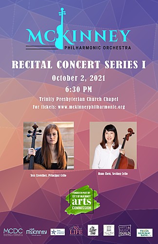 McKinney Philharmonic Orchestra Recital Concert Series 1 poster