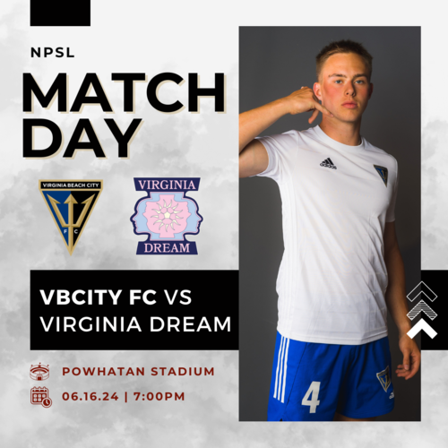 Virginia Beach City FC vs Virginia Dream FC poster