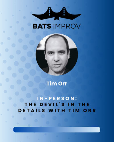 In-Person: The Devil's in the Details with Tim Orr - 11/08/25 poster