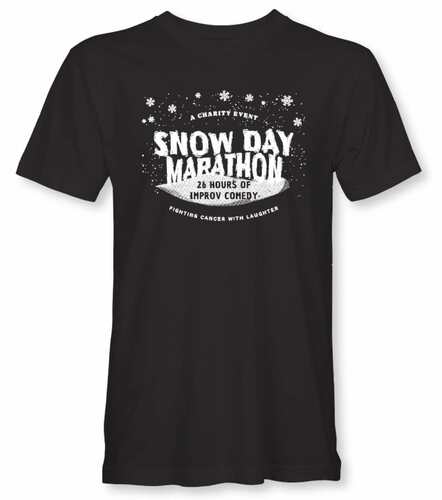 Snow Day Marathon T-Shirt  poster