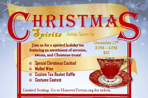Christmas Spirits! A Holiday Tavern Tea poster