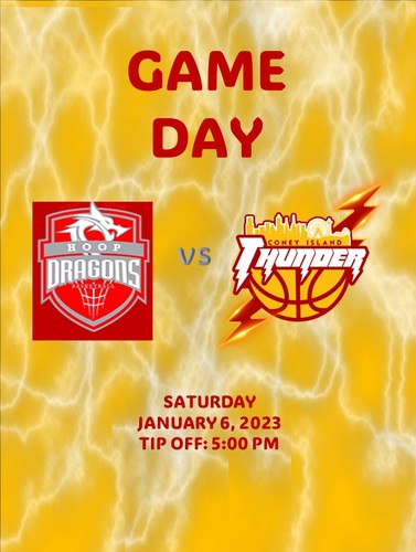 Coney Island Thunder vs  NY Hoop Dragons poster