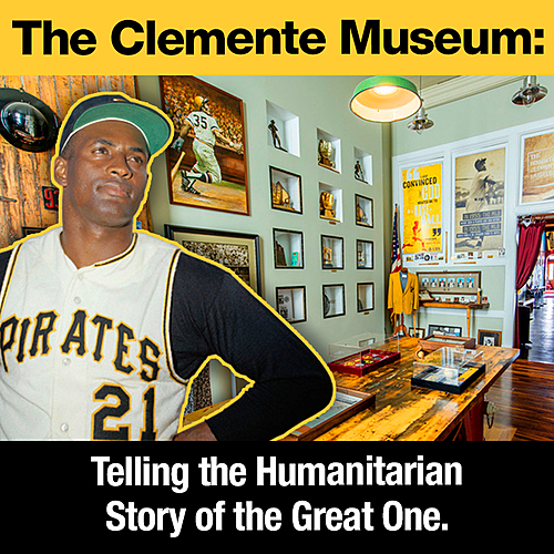 RECORDED 1/18/2021 - Clemente Museum:  Telling the Humanitarian Story of the Great One poster