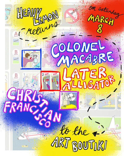 Colonel Macabre • Christian Francisco • Later Alligator poster
