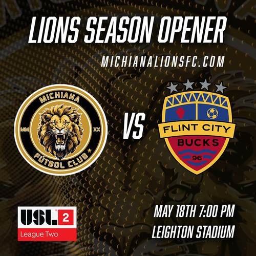Michiana FC battles Divisional Champs Flint City Bucks in USL League Two Season Opener! poster