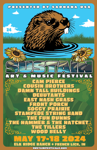 2024 Sustain Art & Music Festival poster