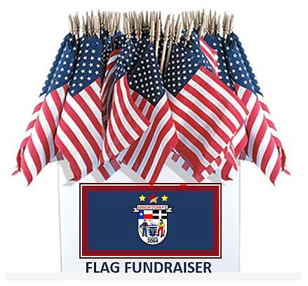Flag My Yard Fundraiser poster