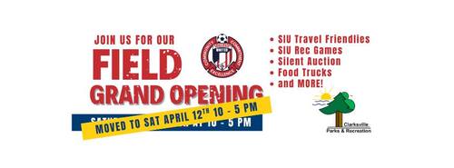SIU Field Grand Opening - Lapping Park poster