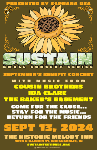 Sustain Concert Series - Sept 13th poster