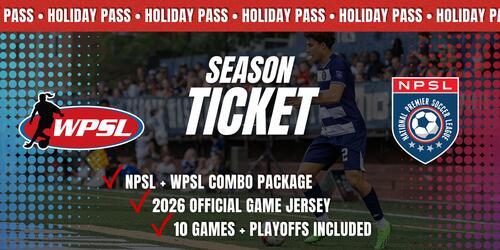 District Holiday Pass (2026 JERSEY + NPSL + WPSL) poster