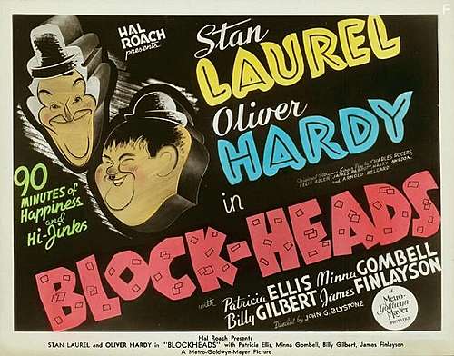 Laurel and Hardy Festival - Blockheads + 3 shorts  poster