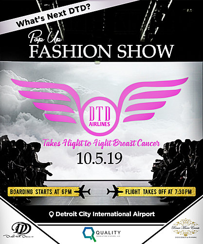 What's Next DTD? Pop-Up Fashion Show: Takes Flight to Fight Breast Cancer image