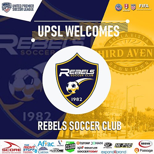 Rebels SC UPSL Tryouts poster