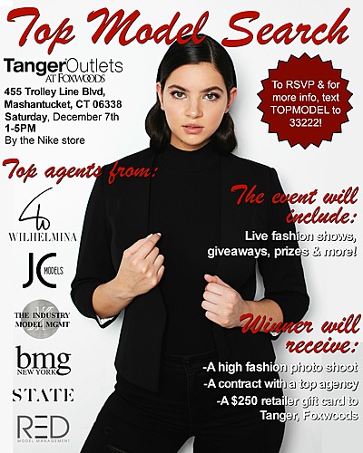 Tanger, Foxwoods Top Model Search poster